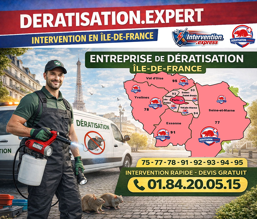 Deratisation Paris